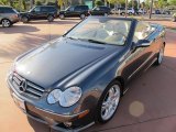 2009 Steel Grey Metallic Mercedes-Benz CLK 550 Cabriolet #57539685