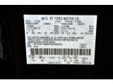 2007 F150 Color Code for Black - Color Code: UA