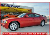 2010 Inferno Red Crystal Pearl Dodge Charger 3.5L #57539979