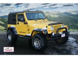 2005 Solar Yellow Jeep Wrangler Sport 4x4 #57539605