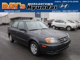 2005 Stormy Gray Hyundai Accent GLS Sedan #57540250