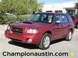 2004 Cayenne Red Pearl Subaru Forester 2.5 XT #57539503
