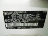 2005 RAV4 Color Code for Frosted White Pearl - Color Code: 064