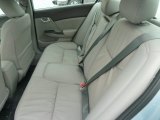 2012 Honda Civic EX-L Sedan Gray Interior
