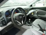 2012 Honda CR-Z EX Navigation Sport Hybrid Gray Interior