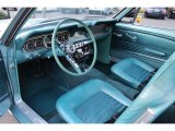 1966 Ford Mustang Coupe Turquoise Interior