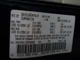 2006 Town & Country Color Code for Midnight Blue Pearl - Color Code: PB8
