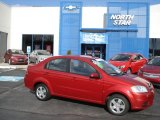 2009 Sport Red Chevrolet Aveo LT Sedan #57610305