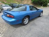 Bright Blue Metallic Chevrolet Camaro in 1999