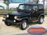 2004 Black Jeep Wrangler Sahara 4x4 #57610657