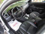 2007 Mazda MAZDA3 s Grand Touring Hatchback Black Interior