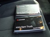 2003 Dodge Ram 2500 SLT Quad Cab Books/Manuals