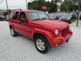 2004 Flame Red Jeep Liberty Limited 4x4 #57611055