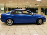 2007 Sprint Blue Pearl Effect Audi S4 4.2 quattro Sedan #57611024