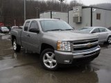 2009 Graystone Metallic Chevrolet Silverado 1500 LT Extended Cab 4x4 #57610099