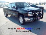 2005 Black Chevrolet Silverado 1500 Z71 Extended Cab 4x4 #57610520