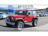 2005 Flame Red Jeep Wrangler X 4x4 #57610450
