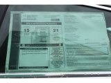 2011 Jaguar XF XF Supercharged Sedan Window Sticker