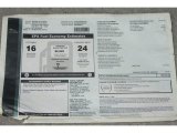 2011 Jaguar XK XK Coupe Window Sticker