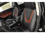 2012 Chevrolet Volt Hatchback Jet Black/Spice Red/Dark Accents Interior