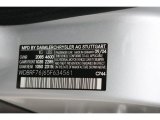 2005 C Color Code for Brilliant Silver Metallic - Color Code: 744