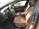 2012 Audi A7 3.0T quattro Prestige Nougat Brown Interior