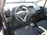 2009 Honda Fit Sport Sport Black Interior