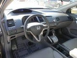 2009 Honda Civic EX-L Coupe Gray Interior