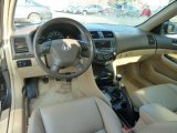 2007 Honda Accord EX-L V6 Sedan Ivory Interior