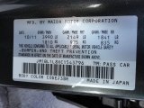 2012 MAZDA3 Color Code for Graphite Mica - Color Code: 38R