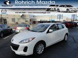 2012 Crystal White Pearl Mica Mazda MAZDA3 i Touring 5 Door #57695688