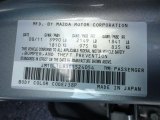 2012 MAZDA3 Color Code for Liquid Silver Metallic - Color Code: 38P