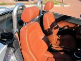 2002 Audi TT 1.8T quattro Roadster Amber Red Interior