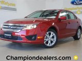 2012 Red Candy Metallic Ford Fusion SE V6 #57695604