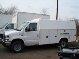 2012 Oxford White Ford E Series Cutaway E350 Commercial Utility Truck #57695582