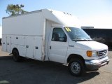 2006 Oxford White Ford E Series Cutaway E350 Commercial Utility Truck #57695567