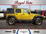 2008 Rescue Green Metallic Jeep Wrangler Unlimited X 4x4 #57695556