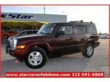 2008 Red Rock Crystal Pearl Jeep Commander Sport 4x4 #57696050