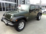 2008 Jeep Green Metallic Jeep Wrangler Unlimited X #57696021