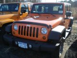 2012 Crush Orange Jeep Wrangler Unlimited Sport 4x4 #57695491