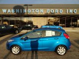 2012 Blue Candy Metallic Ford Fiesta SE Hatchback #57695998