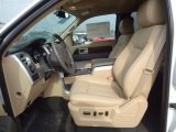 2012 Ford F150 Lariat SuperCrew Pale Adobe Interior