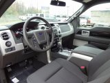 2012 Ford F150 FX2 SuperCrew Black Interior