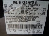 2012 Edge Color Code for Tuxedo Black Metallic - Color Code: UH