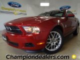 2012 Red Candy Metallic Ford Mustang V6 Premium Coupe #57788053