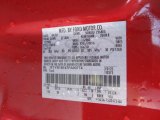 2007 Ranger Color Code for Torch Red - Color Code: D3