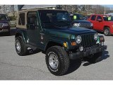 2001 Forest Green Jeep Wrangler Sahara 4x4 #57788271