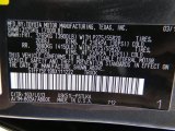2011 Tundra Color Code for Magnetic Gray Metallic - Color Code: 1G3