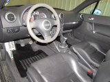 2002 Audi TT 1.8T quattro Roadster Ebony Interior