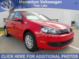 2012 Tornado Red Volkswagen Golf 4 Door #57823524